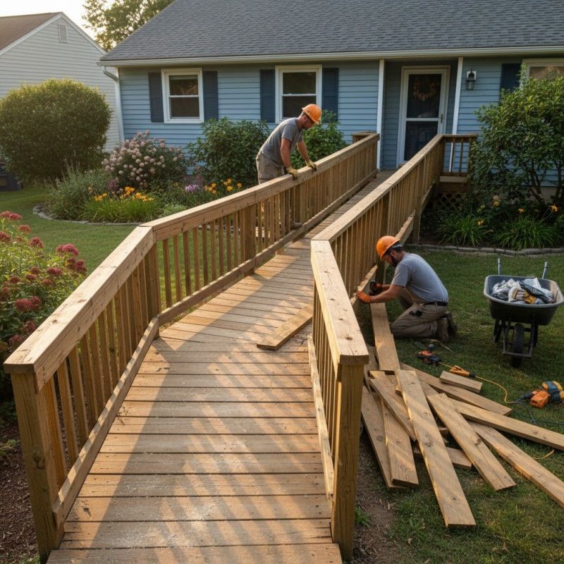 Wheelchair Ramp Installation detail